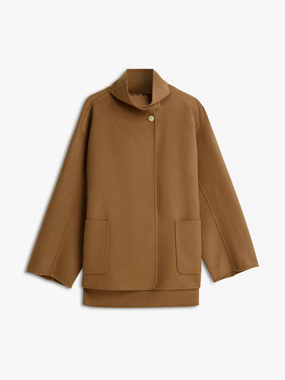Tommy Hilfiger Wool blend funnel neck oversized coat at Collagerie