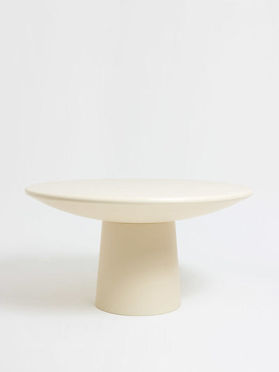 Toogood Cream roly-poly dining table at Collagerie