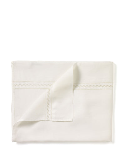 Volga Linen Top sheet diamond stitch at Collagerie