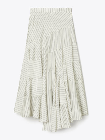 Tory Burch Asymmetrical viscose skirt at Collagerie