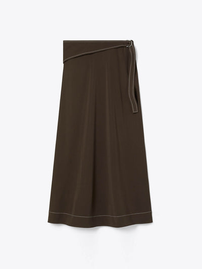 Tory Burch Belted jersey skirt at Collagerie