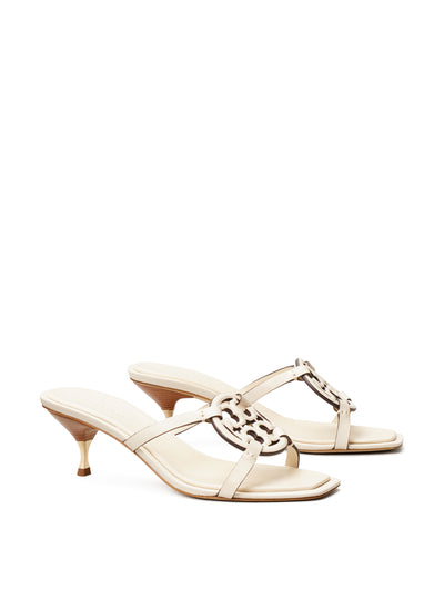 Tory Burch Low heel white sandal at Collagerie
