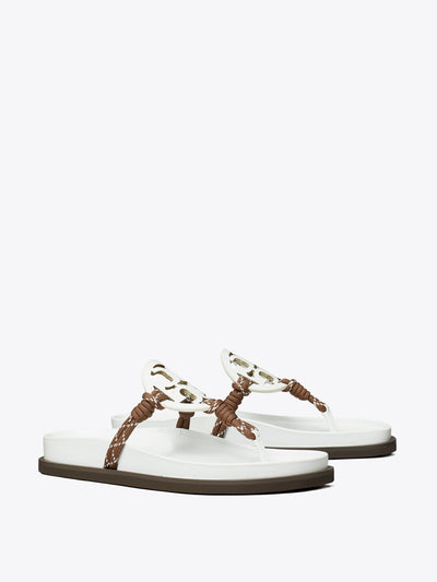 Tory Burch Miller cloud rope sandals at Collagerie