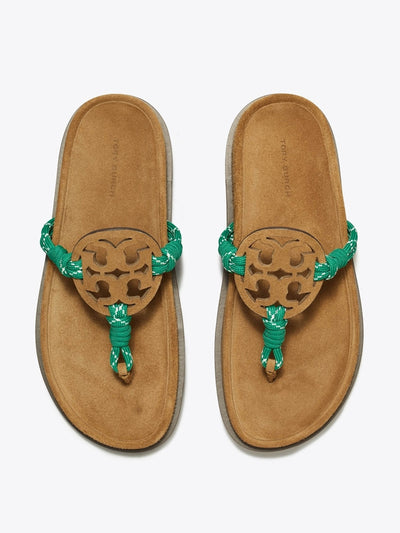 Tory Burch Miller cloud rope sandals at Collagerie