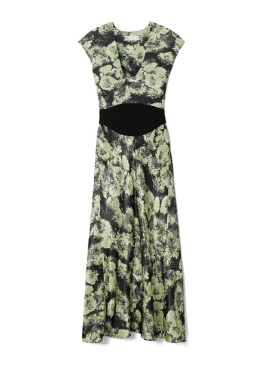 Tory Burch Printed u-neck viscose dress at Collagerie