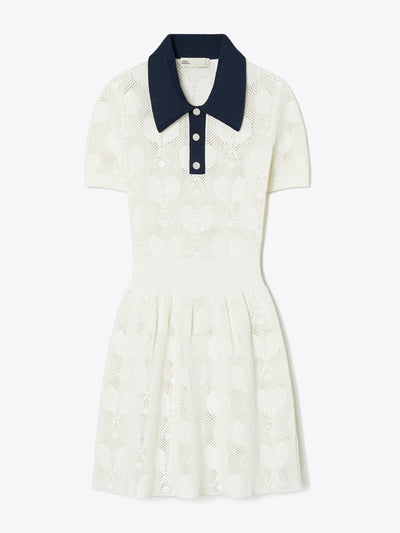 Tory Burch Racquet mesh dress at Collagerie