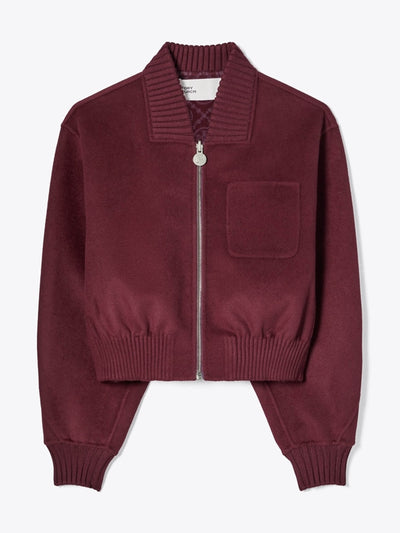 Tory Burch Reversible wool jacket at Collagerie