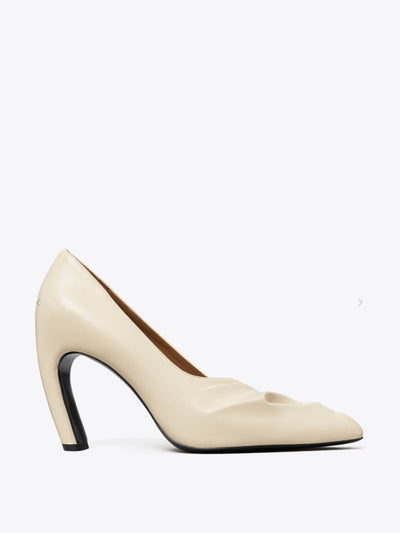 Tory Burch Sculpted peep-toe pumps at Collagerie