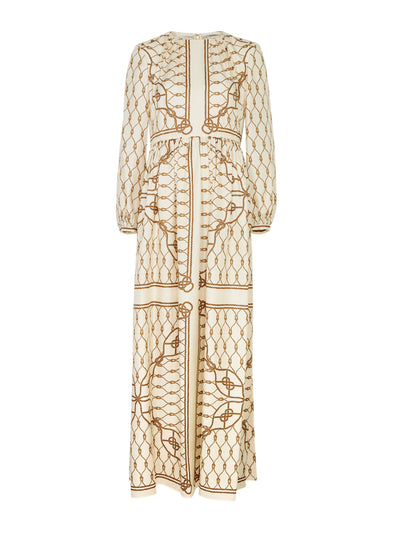 Tory Burch Silk printed dress at Collagerie