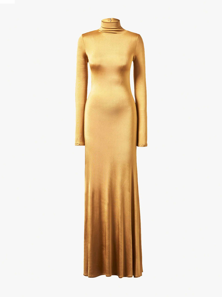 Sacha gold dress