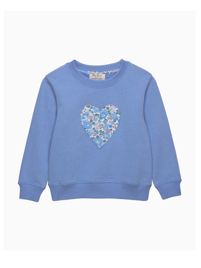 Lily Rose Betsy heart sweatshirt at Collagerie