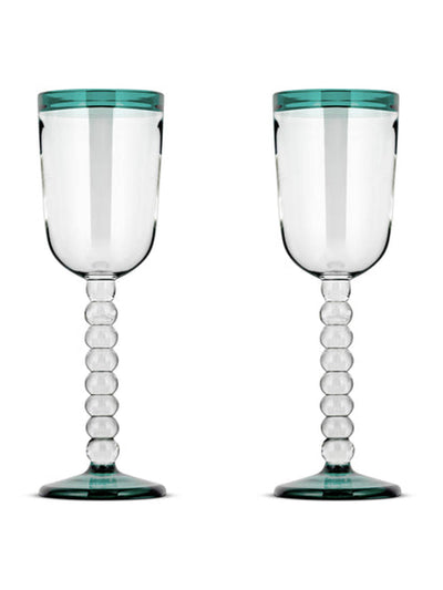 Nkuku Thimma wine glasses (set of 2) at Collagerie