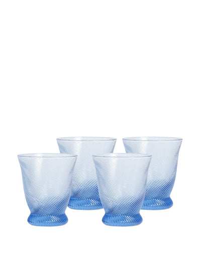 Sharland England Spiral Tumbler, set of 4 at Collagerie