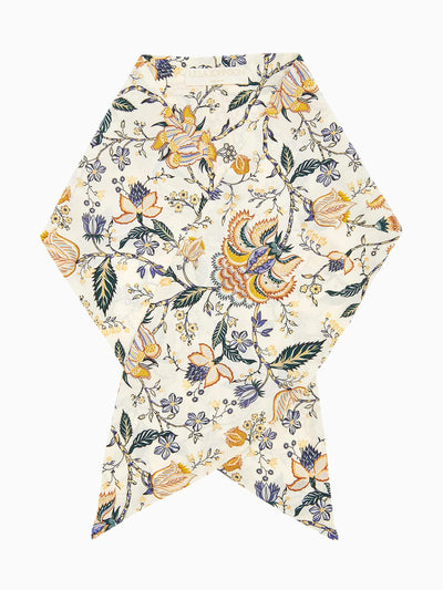 Ulla Johnson Floral silk neck scarf at Collagerie