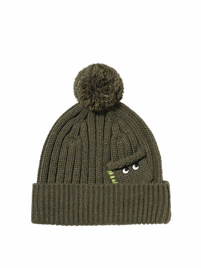 Uniqlo X Anya Hindmarch Heattech knit beanie at Collagerie