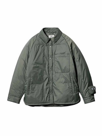 Uniqlo X Anya Hindmarch Puffertech shirt jacket at Collagerie