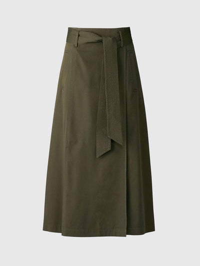 Uniqlo Belted flared skirt at Collagerie