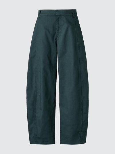 Uniqlo Cotton curve ankle trousers at Collagerie