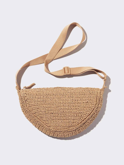 Uniqlo Round mini crochet bag at Collagerie