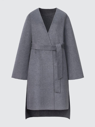 Uniqlo : C Double-face wrap coat at Collagerie