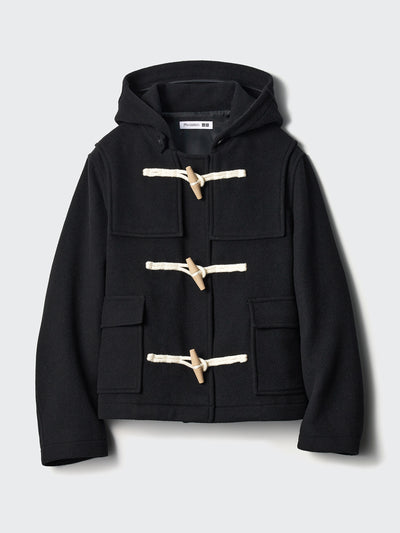 Uniqlo X Jw Anderson Padded short duffle coat at Collagerie