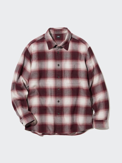 Uniqlo Flannel regular fit shirt at Collagerie