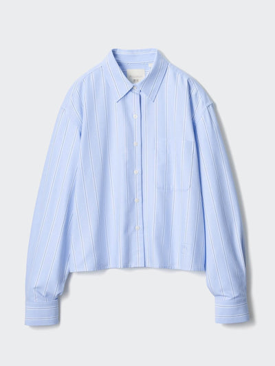 Uniqlo Oxford boxy shirt (stripe) at Collagerie