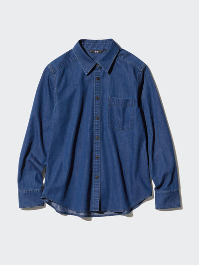 Uniqlo Soft denim shirt at Collagerie