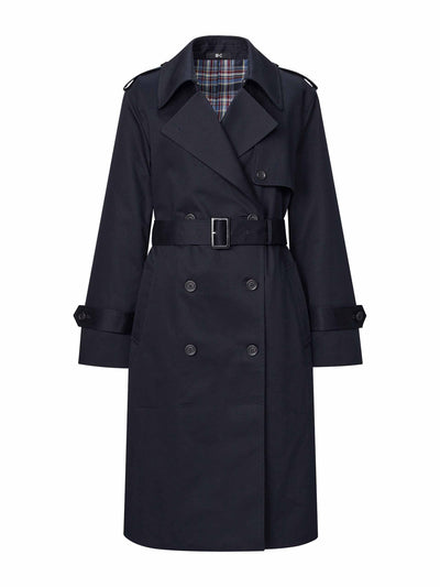 Uniqlo : C Navy trench coat at Collagerie