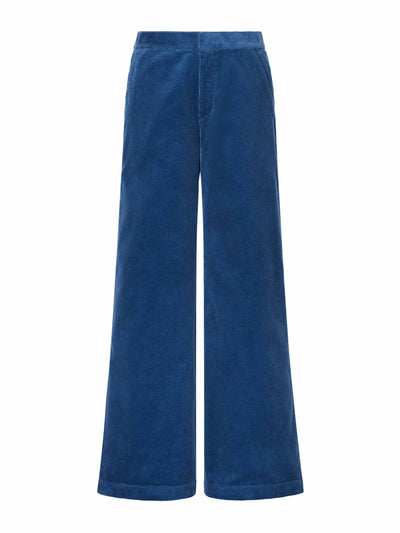 Uniqlo : C Corduroy blue wide leg trousers at Collagerie