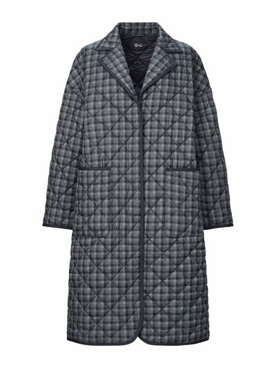 Uniqlo : C Grey warm padded oversized coat at Collagerie