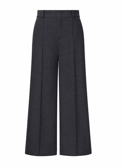 Uniqlo : C Grey cropped fit trousers at Collagerie