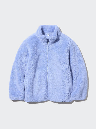 Uniqlo Fluffy fleece zipped jacket at Collagerie