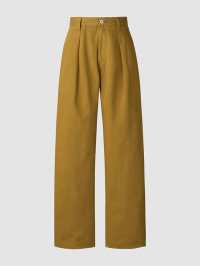 Uniqlo Denim pleated trousers (long) at Collagerie