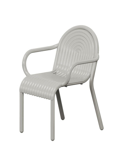 Tom Dixon Groove outdoor dining armchair at Collagerie