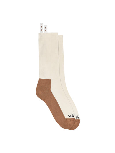 Vaara Cream sports socks at Collagerie