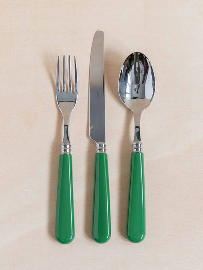 Valsa Home Green 12-piece cutlery set at Collagerie