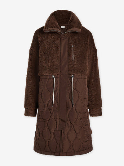 Varley Walsh quilt sherpa coat at Collagerie