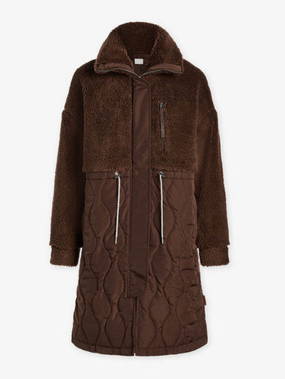 Varley Walsh quilted sherpa coat at Collagerie