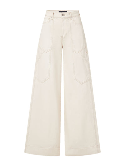 Veronica Beard Freddy wide-leg cargo jeans at Collagerie