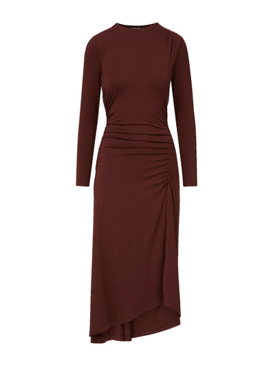 Veronica Beard Theodora ruched midi dress at Collagerie