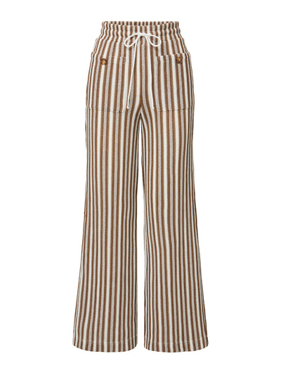 Veronica Beard Zosia striped knit pants at Collagerie