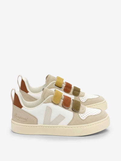 VEJA and Bonpoint V-10 leather trainers at Collagerie