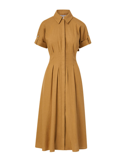 Veronica Beard Adavi stretch-linen shirtdress at Collagerie