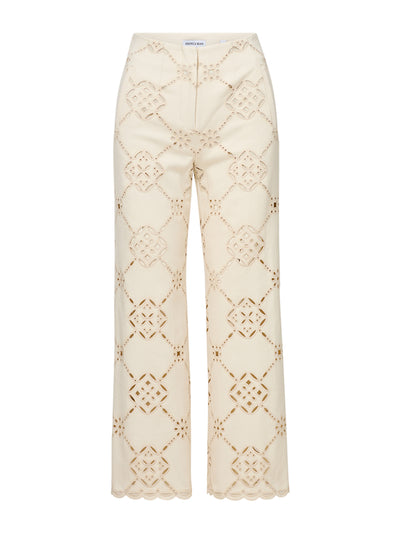 Veronica Beard Dova eyelet pants at Collagerie