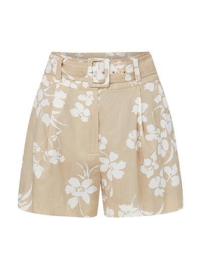 Veronica Beard Hobbes stretch-linen short at Collagerie