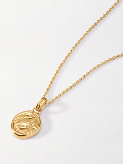 Edge of Ember Gold victoria coin necklace at Collagerie