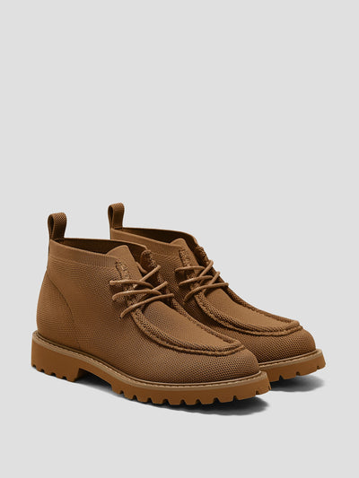 Vivaia Round-toe lug sole ankle boots at Collagerie