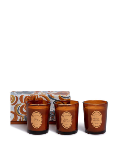 Sharland England Votive Giftset candles (set of 3) at Collagerie