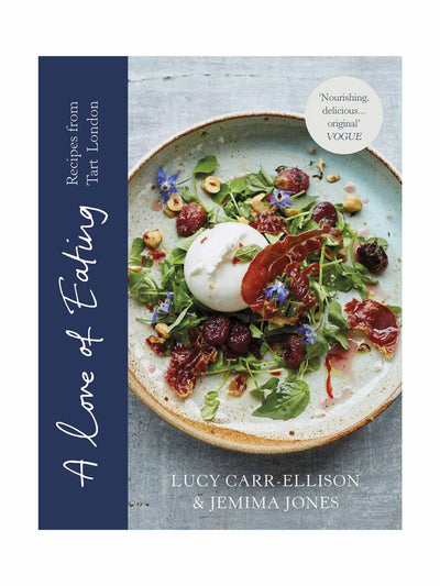 Waterstones A Love of Eating cookbook at Collagerie